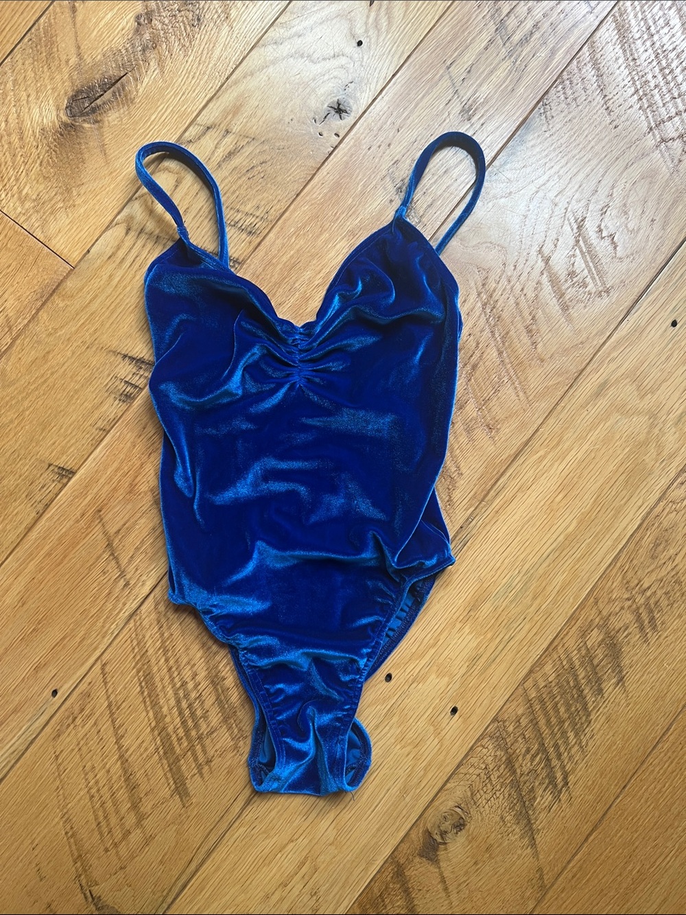 Bullet Pointe Velvet Pinch Leotard